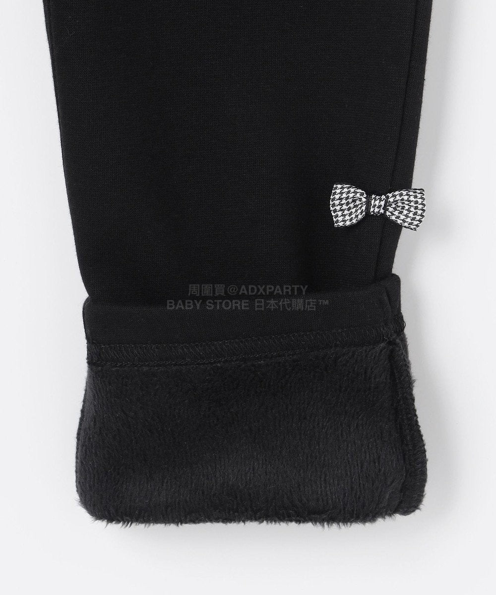 日本童裝 aF#a325 蝴蝶結抓毛長褲 90-150cm 女童款 冬季 PANTS