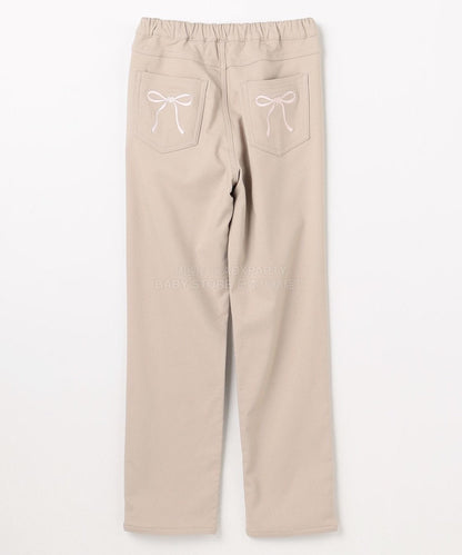 日本童裝 aF#a325 抓毛休閒長褲 110-160cm 女童款 冬季 PANTS