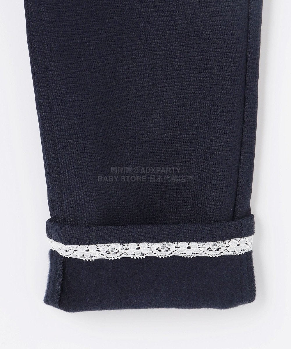 日本童裝 aF#a325 抓毛休閒長褲 110-160cm 女童款 冬季 PANTS