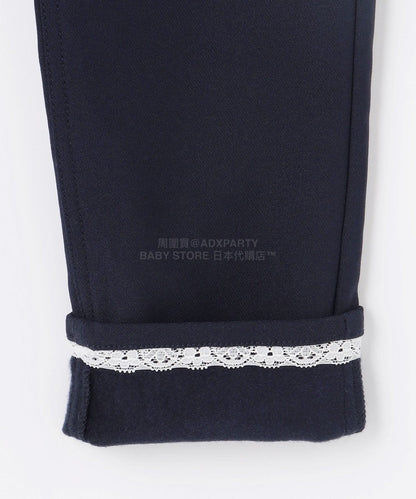 日本童裝 aF#a325 抓毛休閒長褲 110-160cm 女童款 冬季 PANTS