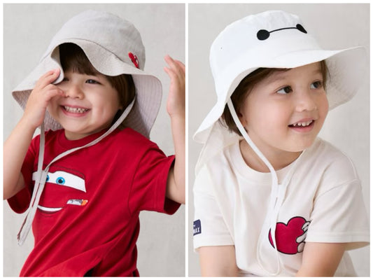 pe#main x Disney UV-blocking bucket hat (50-54cm) direct from Japan 