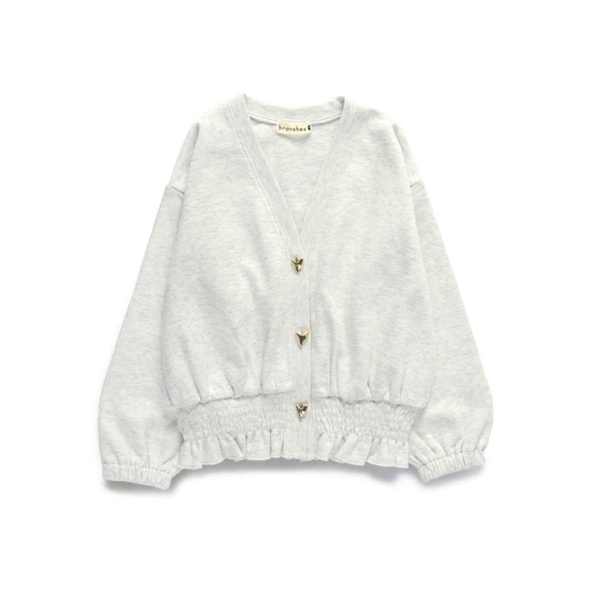 日本童裝 Branshes 心型紐扣外套 80-150cm 女童款 春季 OUTERWEAR
