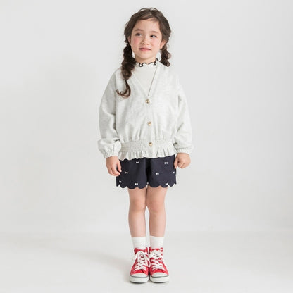 日本童裝 Branshes 心型紐扣外套 80-150cm 女童款 春季 OUTERWEAR