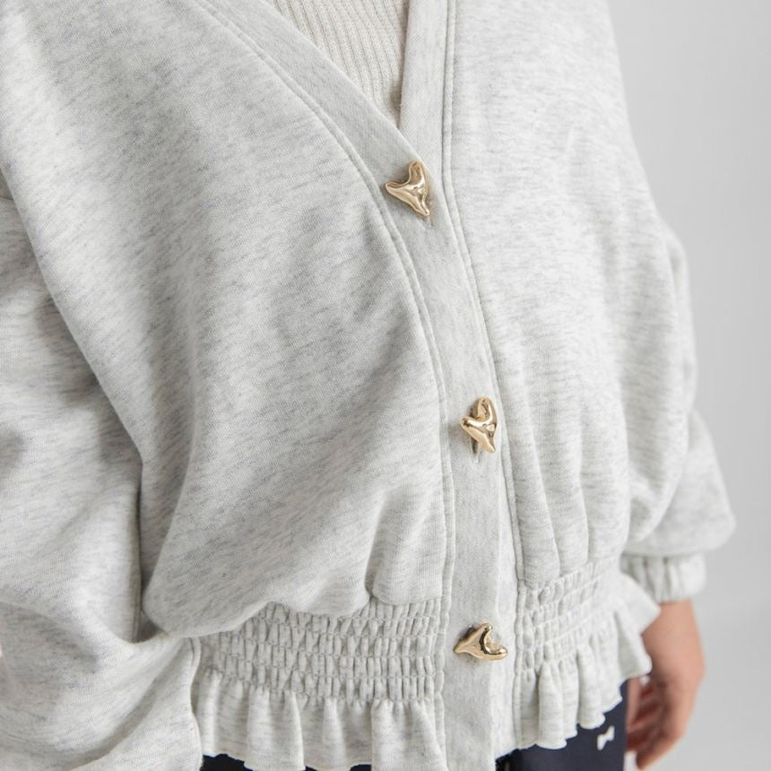 日本童裝 Branshes 心型紐扣外套 80-150cm 女童款 春季 OUTERWEAR
