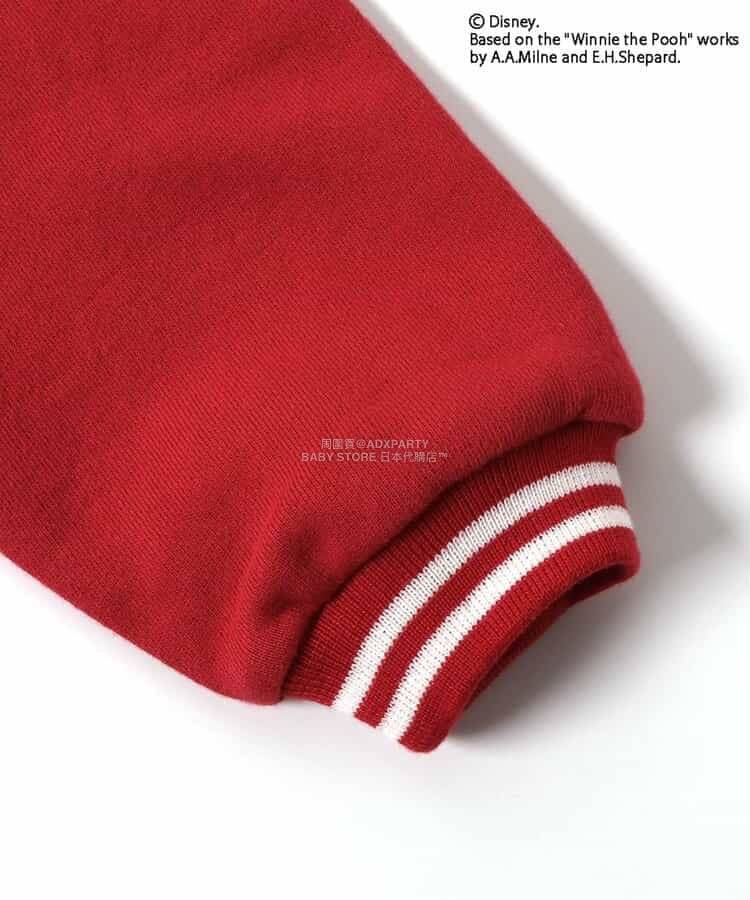日本童裝 BREEZE x Disney 小熊維尼 衛衣 90-120cm 男童款 冬季 TOPS 聖誕紅/新年紅