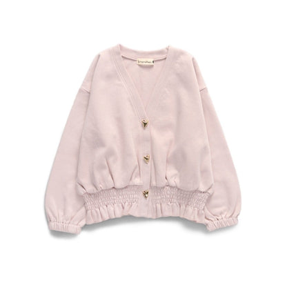 日本童裝 Branshes 心型紐扣外套 80-150cm 女童款 春季 OUTERWEAR