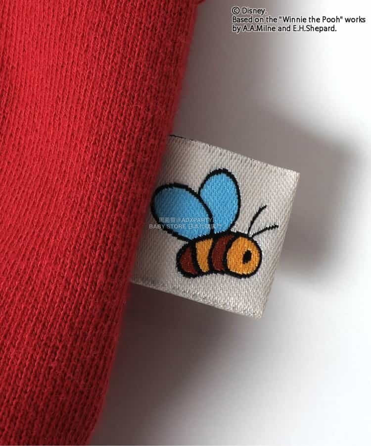 日本童裝 BREEZE x Disney 小熊維尼 衛衣 90-120cm 男童款 冬季 TOPS 聖誕紅/新年紅