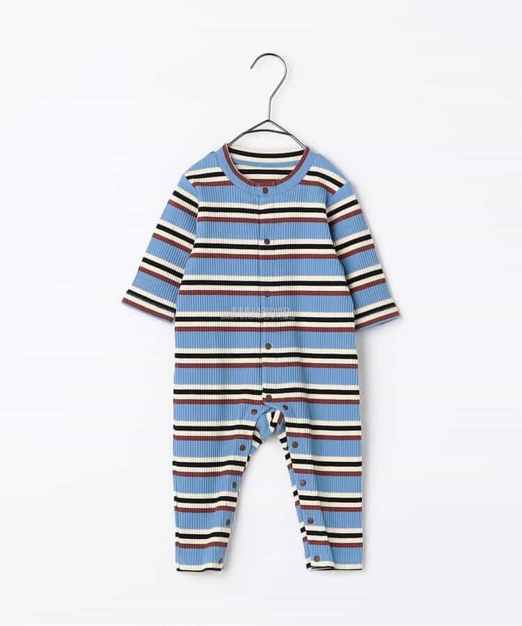 日本童裝 p.premier 彈力羅紋連衣 70-80cm 男童款/女童款 初生嬰兒 秋季 Jumpsuit