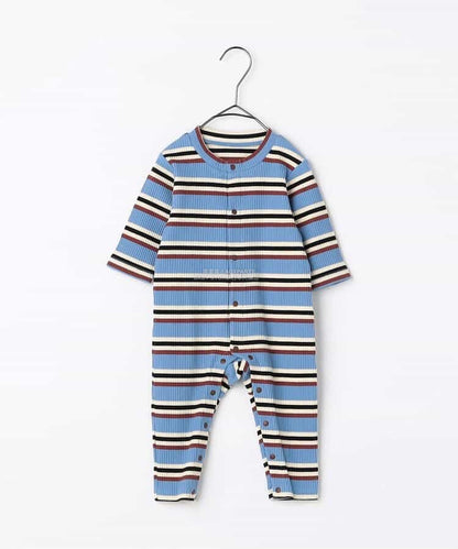 日本童裝 p.premier 彈力羅紋連衣 70-80cm 男童款/女童款 初生嬰兒 秋季 Jumpsuit