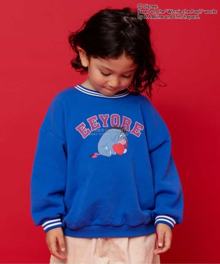 日本童裝 BREEZE x Disney 小熊維尼 衛衣 90-120cm 男童款 冬季 TOPS 聖誕紅/新年紅