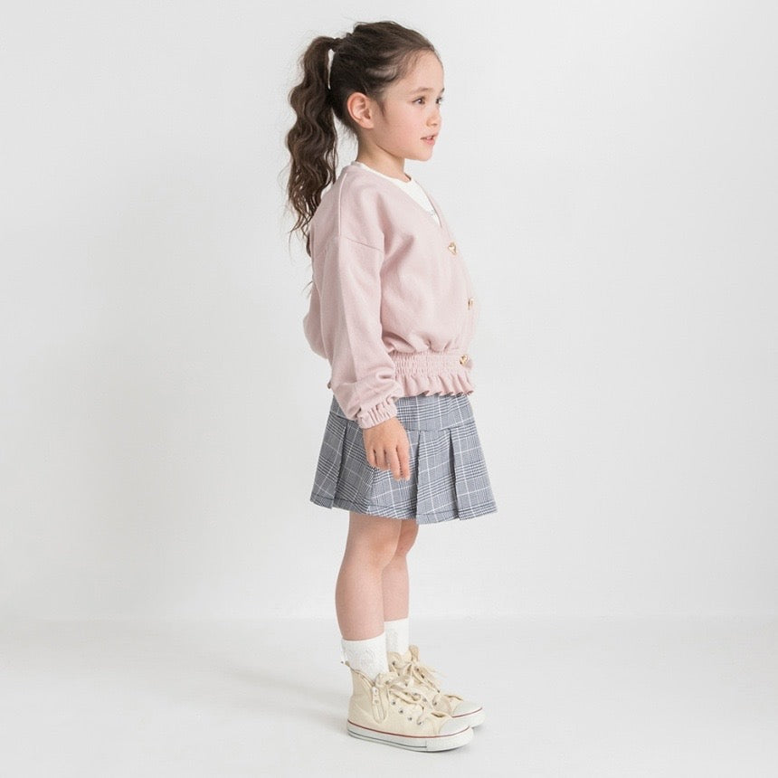日本童裝 Branshes 心型紐扣外套 80-150cm 女童款 春季 OUTERWEAR