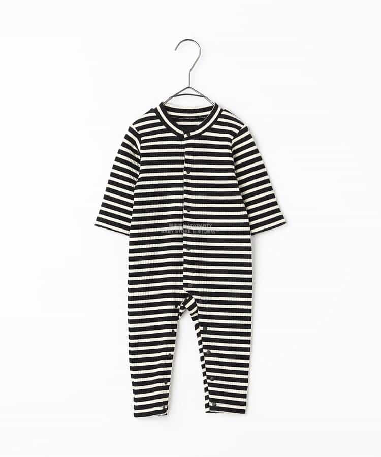 日本童裝 p.premier 彈力羅紋連衣 70-80cm 男童款/女童款 初生嬰兒 秋季 Jumpsuit