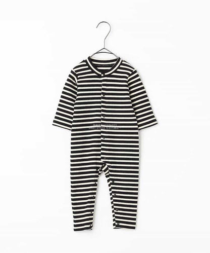 日本童裝 p.premier 彈力羅紋連衣 70-80cm 男童款/女童款 初生嬰兒 秋季 Jumpsuit