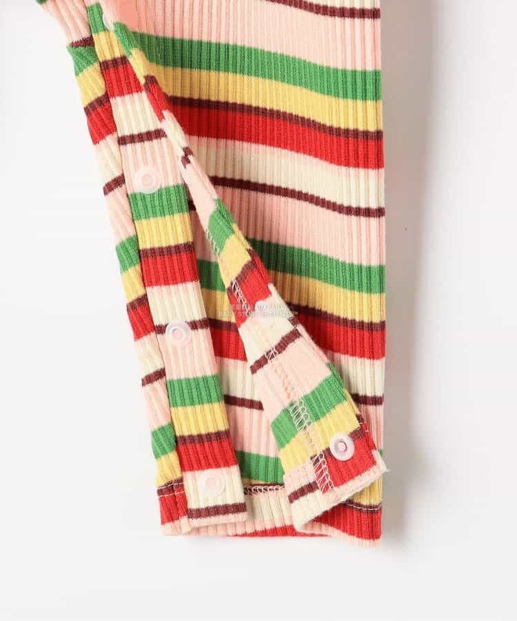 日本童裝 p.premier 彈力羅紋連衣 70-80cm 男童款/女童款 初生嬰兒 秋季 Jumpsuit