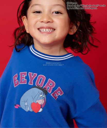 日本童裝 BREEZE x Disney 小熊維尼 衛衣 90-120cm 男童款 冬季 TOPS 聖誕紅/新年紅
