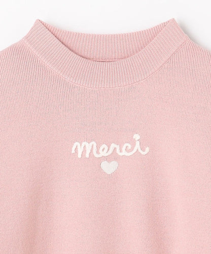 日本童裝 aF#a325 肩部荷葉邊針織毛衣 110-160cm 女童款 冬季 TOPS