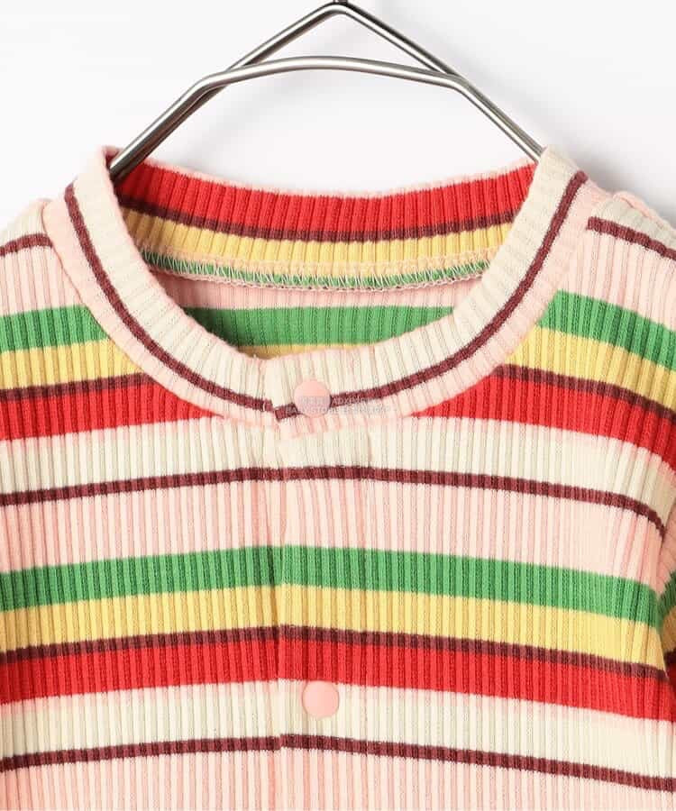 日本童裝 p.premier 彈力羅紋連衣 70-80cm 男童款/女童款 初生嬰兒 秋季 Jumpsuit