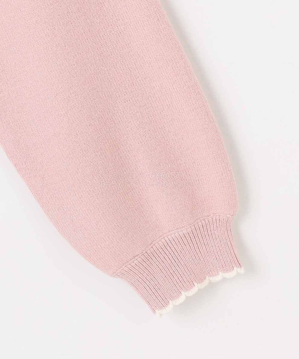 日本童裝 aF#a325 肩部荷葉邊針織毛衣 110-160cm 女童款 冬季 TOPS