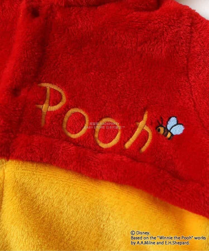 日本童裝 BREEZE x Disney 小熊維尼 毛毛連衣 70-80cm 男童款 冬季 Jumpsuit