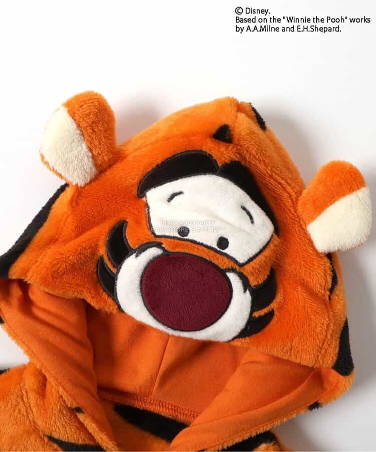日本童裝 BREEZE x Disney 小熊維尼 毛毛連衣 70-80cm 男童款 冬季 Jumpsuit