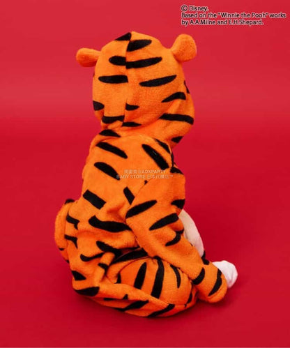 日本童裝 BREEZE x Disney 小熊維尼 毛毛連衣 70-80cm 男童款 冬季 Jumpsuit