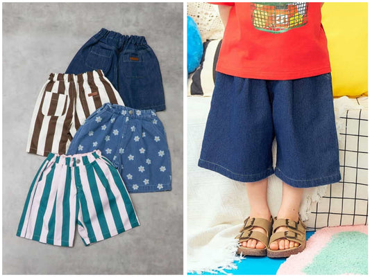 日本童裝 apres les cours 寬鬆短褲 80-130cm 男童款 夏季 PANTS