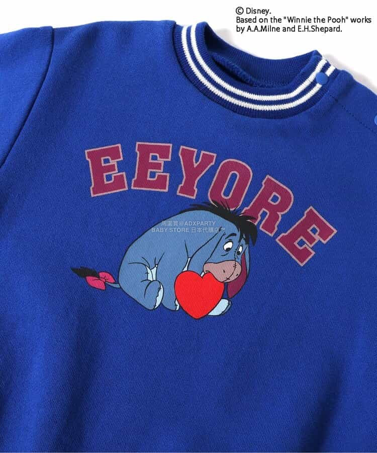 日本童裝 BREEZE x Disney 小熊維尼 連衣 70-80cm 男童款 冬季 Jumpsuit 聖誕紅/新年紅