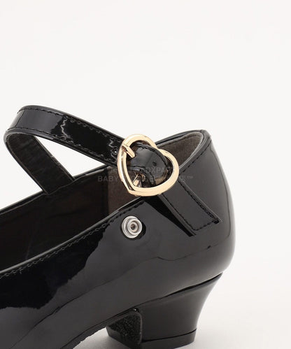 日本直送 aF#a325 漆皮短跟鞋 17-22cm 鞋系列 其他品牌 面試/宴會/表演