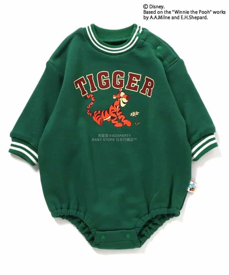 日本童裝 BREEZE x Disney 小熊維尼 連衣 70-80cm 男童款 冬季 Jumpsuit 聖誕紅/新年紅