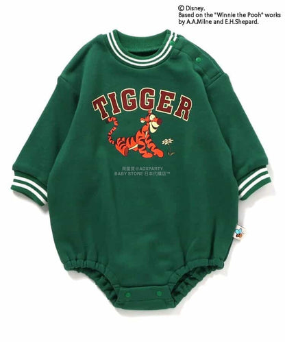 日本童裝 BREEZE x Disney 小熊維尼 連衣 70-80cm 男童款 冬季 Jumpsuit 聖誕紅/新年紅
