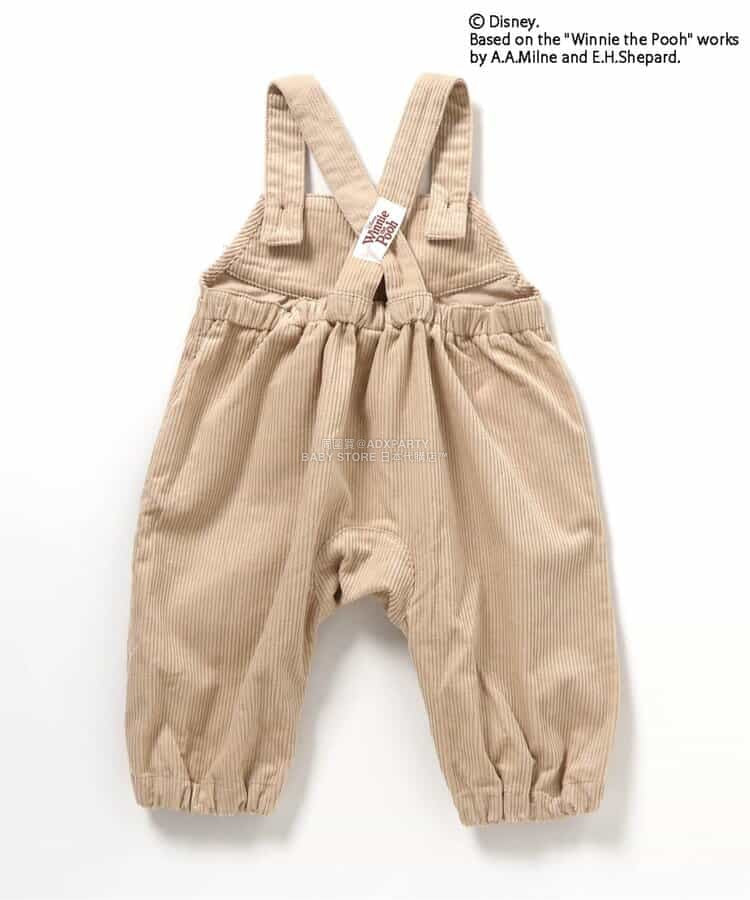 日本童裝 BREEZE x Disney 小熊維尼 背帶褲 80cm 男童款 冬季 Jumpsuit