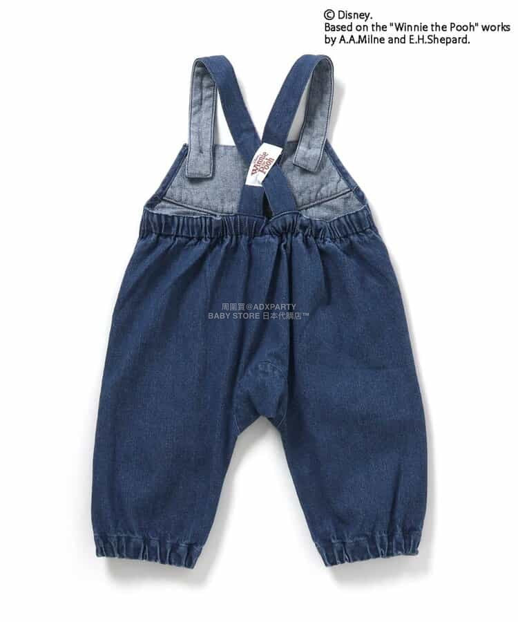 日本童裝 BREEZE x Disney 小熊維尼 背帶褲 80cm 男童款 冬季 Jumpsuit