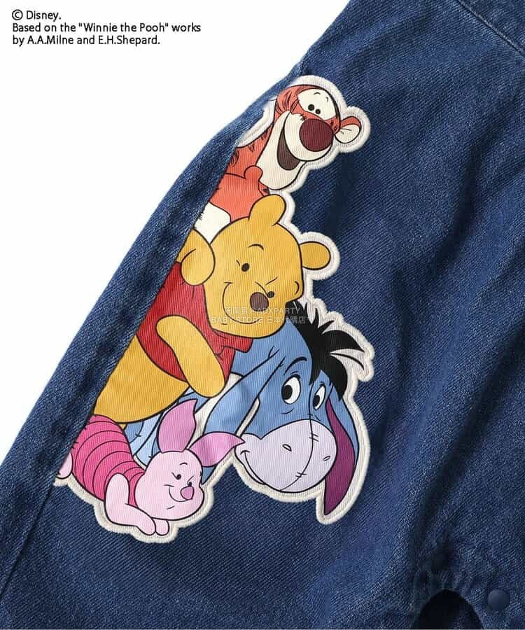 日本童裝 BREEZE x Disney 小熊維尼 背帶褲 80cm 男童款 冬季 Jumpsuit