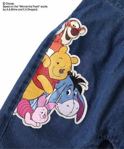 日本童裝 BREEZE x Disney 小熊維尼 背帶褲 80cm 男童款 冬季 Jumpsuit