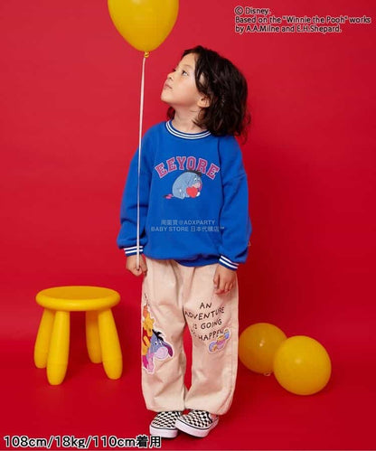 日本童裝 BREEZE x Disney 小熊維尼 休閒褲 90-120cm 男童款 冬季 PANTS