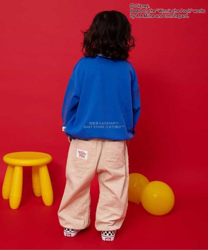 日本童裝 BREEZE x Disney 小熊維尼 休閒褲 90-120cm 男童款 冬季 PANTS
