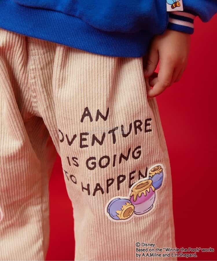 日本童裝 BREEZE x Disney 小熊維尼 休閒褲 90-120cm 男童款 冬季 PANTS