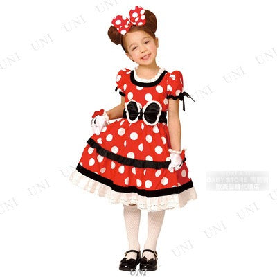 日本直送 Disney 哥特式風格米妮 140-160cm 女童款 萬聖節 Cosplay服裝 Halloween攪鬼特輯 AAA