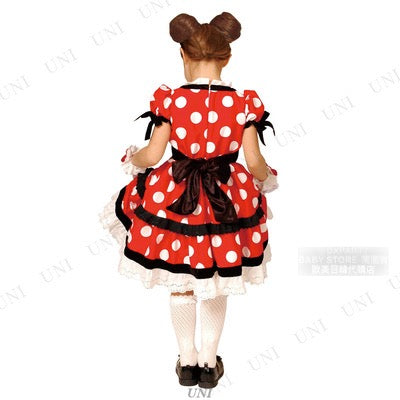 日本直送 Disney 哥特式風格米妮 140-160cm 女童款 萬聖節 Cosplay服裝 Halloween攪鬼特輯 AAA