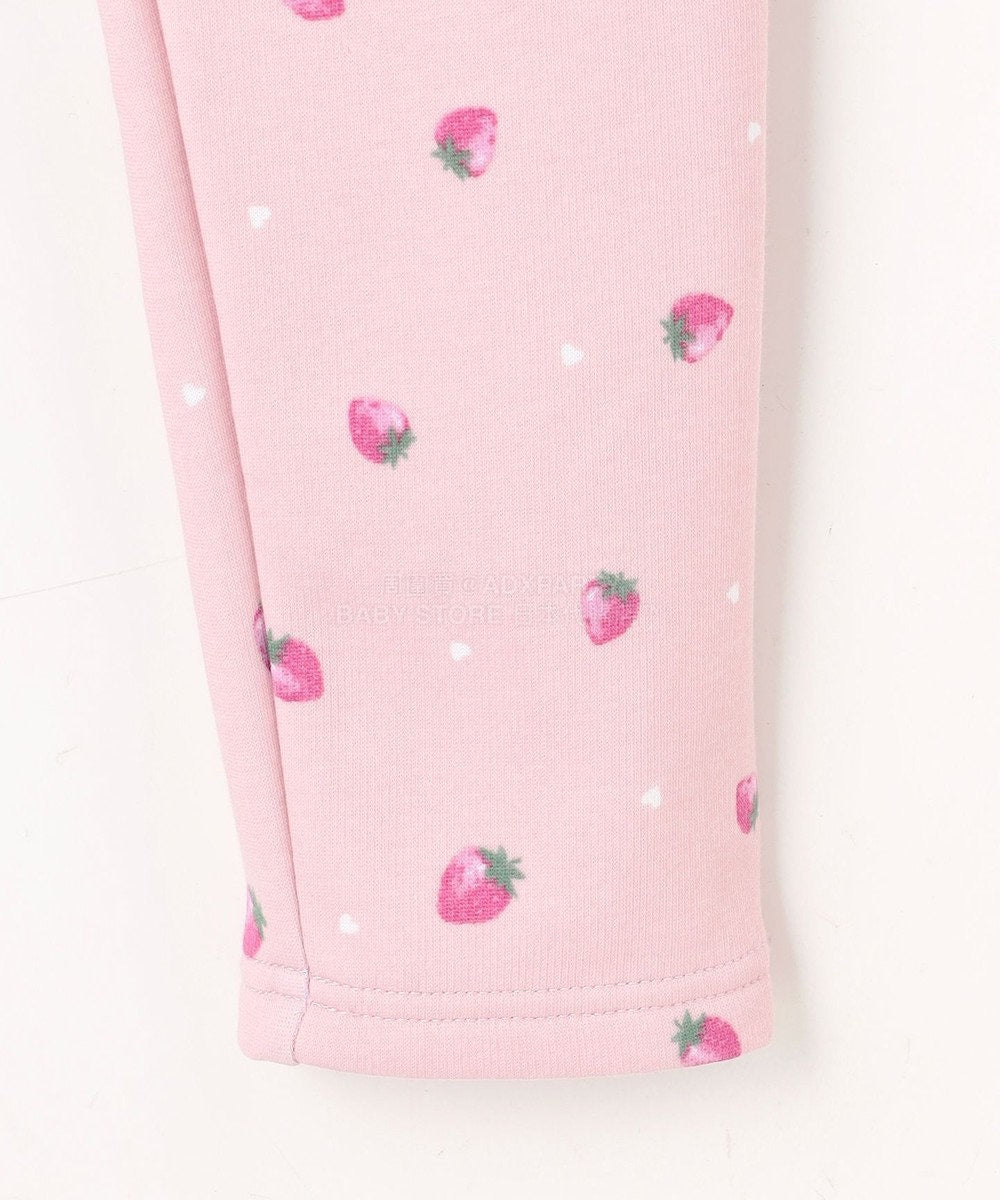 日本童裝 aF#a325 抓毛全圖案長褲 90-140cm 女童款 秋季 PANTS