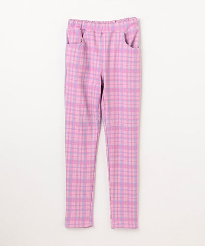 日本童裝 aF#a325 抓毛全圖案長褲 90-140cm 女童款 秋季 PANTS