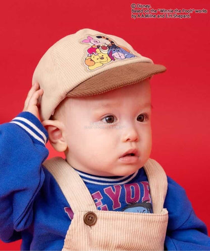 日本直送 BR#22EE x Disney 小熊維尼 Cap帽 46-48cm 初生嬰兒 帽系列