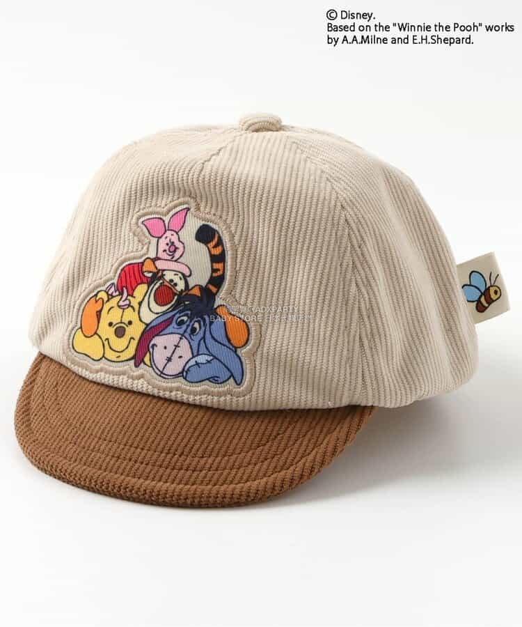 日本直送 BR#22EE x Disney 小熊維尼 Cap帽 46-48cm 初生嬰兒 帽系列