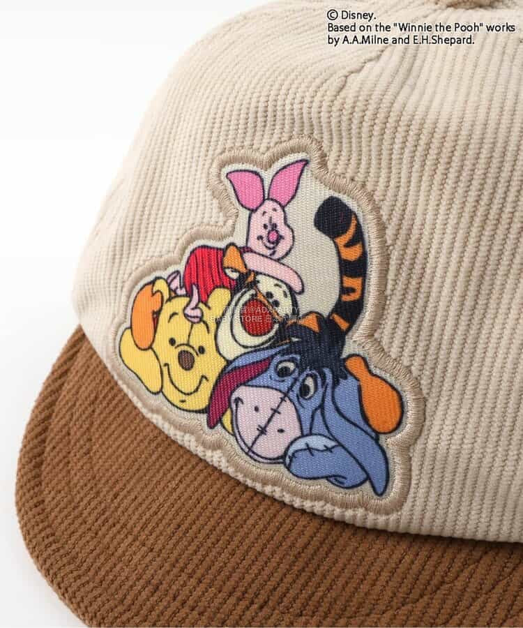 日本直送 BR#22EE x Disney 小熊維尼 Cap帽 46-48cm 初生嬰兒 帽系列