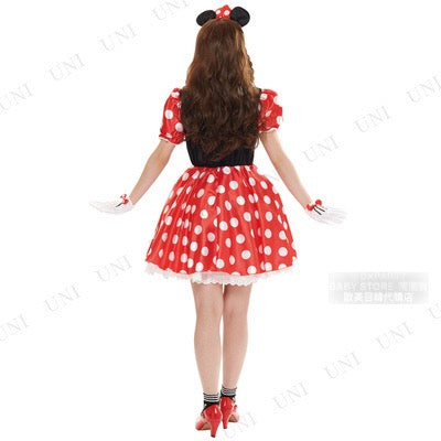 日本直送  Disney 米妮 Free Size 大人款 萬聖節 Cosplay服裝 Halloween攪鬼特輯