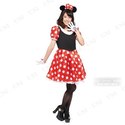日本直送  Disney 米妮 Free Size 大人款 萬聖節 Cosplay服裝 Halloween攪鬼特輯