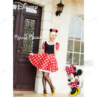 日本直送  Disney 米妮 Free Size 大人款 萬聖節 Cosplay服裝 Halloween攪鬼特輯