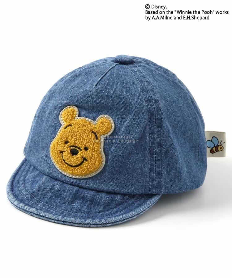 日本直送 BR#22EE x Disney 小熊維尼 Cap帽 46-48cm 初生嬰兒 帽系列
