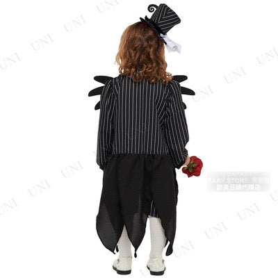 Disney Jack Skellington 120-140cm Boys' Halloween Cosplay Costume (Direct from Japan) 
