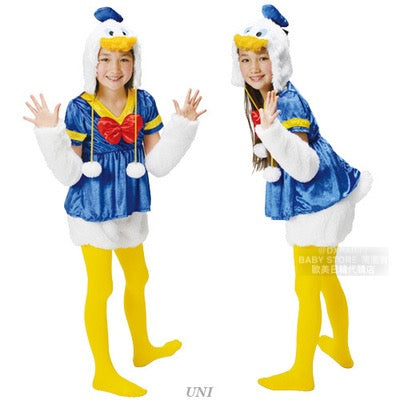 日本直送 Disney Donald Duck 120-140cm 女童款 萬聖節 Cosplay服裝 Halloween攪鬼特輯 AAA